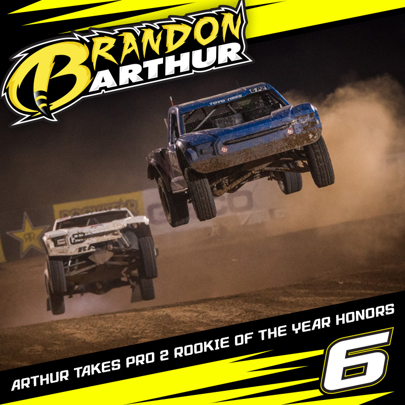 Brandon Arthur. Pro 2, Rookie Of The Year, Bink Designs, Motorsports Photography