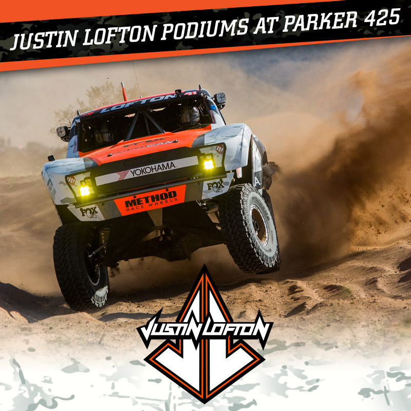 JUSTIN LOFTON PODIUMS AT PARKER 425 SEASON OPENER