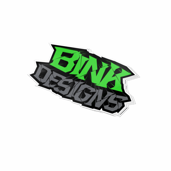 Bink Designs Logo Decal, Decal Printing, Logo Design